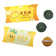 粉叶粉扑菠萝派蛋黄派皮面粉扑气垫不吃粉妖超软不吃粉干湿两用制