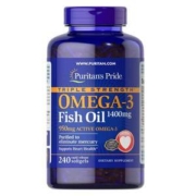 单件0税！Puritan's Pride 普丽普莱 含Omega-3深海鱼油胶囊1360mg*240粒