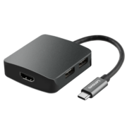 联想 Type-C扩展坞USB分线器USB转换器HDMI转接头USB-C转HDMI 4K投屏高清扩展PD快充通用小新拯救者华为小米