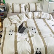 蔓森羽 40支纯棉斜纹四件套 200*230cm
