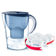 碧然德（BRITA） 过滤净水器 家用滤水壶 净水壶 海洋系列 3.5L蓝色 一壶六芯装 环保加固包装