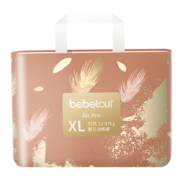 BEBETOUR AirPro羽毛 透气干爽 弱酸亲肤 智能尿显 丝滑触感 【拉拉裤】XL32片【12-17kg】