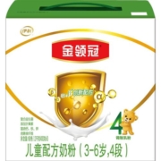 伊利金领冠儿童配方牛奶粉4段1.2kg×1盒3-6岁宝宝成长配方奶粉