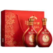 Plus会员：泸州老窖 52度 浓香型高度白酒 500ml*2瓶
