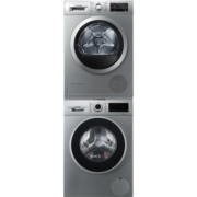 博世（BOSCH）洗烘套装洗10/7+9KG滚筒洗衣机洗烘一体家用进口热泵烘干机 WNA154X80W+WTW875681W  以旧换新