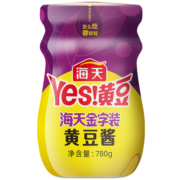 海天 调味酱 金字装黄豆酱 甜面酱调味酱料 拌面蘸酱 780g 中华老字号