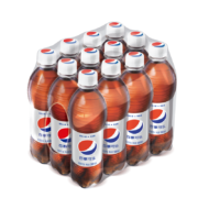 百事可乐 Pepsi 轻怡 无糖零卡汽水 碳酸饮料整箱装 500ml*12瓶*4件