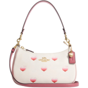 蔻驰（COACH）奢侈品女士TERI印花腋下包送女友手提斜挎包CA25I品牌授权直供
