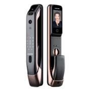 凯迪仕（kaadas）智能锁K20 Pro Max  指纹锁 人脸猫眼大屏智能门锁 电子锁 红古铜