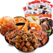 限地区：百草味食力的肉肉卤味熟食礼盒580g*5件