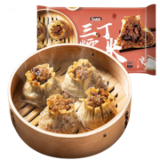 一条狗 糯米三丁大烧卖烧麦 540g 6只 速食面点生鲜 早餐半成品 速冻
