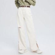 15日10点：VERO MODA 女式阔腿牛仔裤 322132041