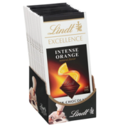 降价！Lindt瑞士莲 橙子味Excellence排装黑巧克力 100g*12个装 凑单到手约￥226