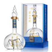 西凤酒 华山论剑柔雅蓝标 凤香型 白酒 52度 500ml 单瓶装