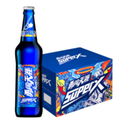 雪花啤酒（Snowbeer）勇闯天涯 superX 500ml*12瓶 【雪花小蓝瓶】