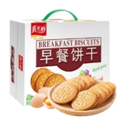 嘉士利原味早餐饼干800g*1箱薄脆代餐休闲零食小吃食品礼盒整箱