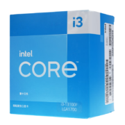 PLUS会员：Intel 英特尔 i3-13100F 4核8线程 12M三级缓存 CPU
