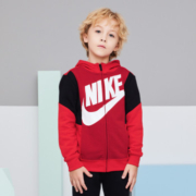 限尺码：NIKE 耐克 儿童开衫连帽卫衣