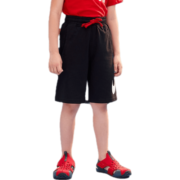 耐克（NIKE）Nike 耐克小童装男童纯棉短裤夏季薄款儿童针织休闲裤子 正黑色 130(7/6X)