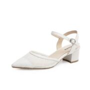 Bata 拔佳 女士羊皮中高粗跟鞋 91736BA0