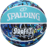 斯伯丁（SPALDING）篮球礼物 涂鸦系列 室内外通用7号球 标准比赛训练橡胶儿童篮球 84-373Y/涂鸦系列-蓝色 7