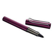 凌美(LAMY)宝珠笔签字笔 Al-star恒星系列紫红色 金属铝笔杆材质 黑色笔芯圆珠笔 德国进口 0.7mm送礼礼物