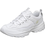 斯凯奇（Skechers）斯凯奇女鞋春夏新款百搭黑白熊猫鞋复古休闲轻便运动鞋老爹鞋 白色/WHT 37.5码/鞋内长245