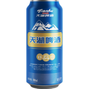 天湖 高度拉格  11度东北雪山烈性黄啤 整箱啤酒 500ml*12听