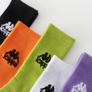 限3000双：Kappa 吸汗耐磨多色百搭条纹中筒袜 5双
