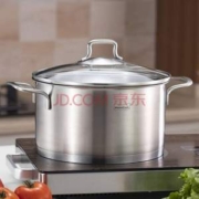 Momscook 慕厨 304不锈钢复底双耳汤锅 22cm MT2212
