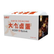 桂青源 大个卤蛋休闲零食无壳即食乡巴佬卤香鸡蛋800g（20枚）