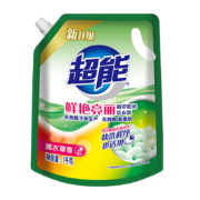 京东百亿补贴：超能植 翠低泡洗衣液 1kg*1袋2斤装
