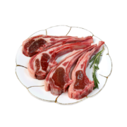 再降价：恒都法式原切羊小排四支装 羊肉生鲜内蒙古羊排烧烤食材新鲜200g*3件