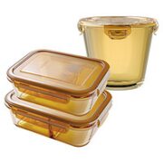 VISIONS 康宁 玻璃保鲜盒 3件套（600ml+700ml+980ml）