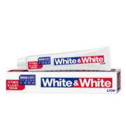 狮王（Lion）White&White葡萄柚小苏打元气美白牙膏120g清新口气净白去渍