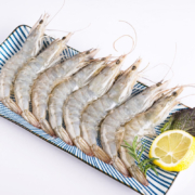 京东百亿补贴：禧美海产 厄瓜多尔白虾 净重1.8kg/盒（加大号）75-90只 盐冻大虾 烧烤