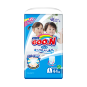 大王（GOO.N）维E拉拉裤学步裤短裤式尿裤柔软透气干爽婴儿尿不湿L44片(9-14kg)