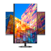 飞利浦（PHILIPS） 27英寸 4K IPS 10.7亿色彩 多视窗 升降旋转支架 电脑显示器 显示屏 27E1N5800E