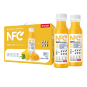 农夫山泉 nfc非浓缩还原果汁 礼盒装 100% 鲜榨果汁 新疆苹果汁300ml*10瓶