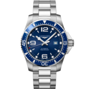 浪琴(Longines)瑞士手表 康卡斯潜水系列 机械钢带男表 L38414966