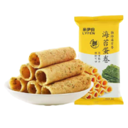 来伊份 鸡蛋卷饼干 海苔味 56g*12袋