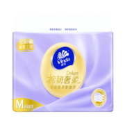 维达（Vinda）抽纸 棉韧奢柔80抽*6包M码 羊绒感亲肤纸巾 卫生纸 纸巾 餐巾纸