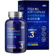 京东百亿补贴：新宠之康 猫咪专用深海鱼油软胶囊60粒