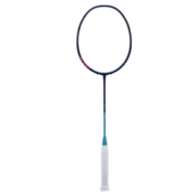 李宁（LI-NING）【进阶主力拍】羽毛球拍全碳素立体风刃风动导流中端进攻型羽拍 【女神拍】5U 雷霆60白【空拍】