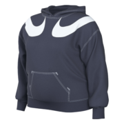 耐克NIKE女子卫衣SWSH FLC GX HOODIE套头衫DD5581-437闪电蓝色M码
