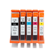 彩格 PGI-850XL大容量墨盒五色套装(适用佳能PGI850 CLI851 IX6880 MG7580 6780 MG7180 IP7280)