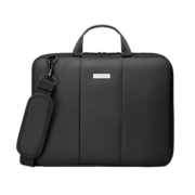 联想(Lenovo)电脑包14英寸手提公文包 商务超薄13.3英寸男女苹果华硕小新戴尔小米华为笔记本电脑包 黑色