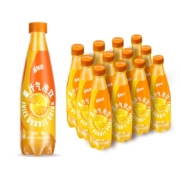 京喜特价、限地区。MIRINARA 美年达 Mirinda 橙味 果汁气泡饮 450ml*12瓶