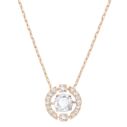 施华洛世奇（SWAROVSKI）【品牌官方直售】施华洛世奇跳动的心 SPARKLING DANCE 项链女 玫瑰金色 5272364