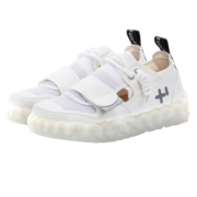 OTZSHOES男鞋丑萌情侣低帮休闲小白鞋透气网眼水山果冻大头鞋 白色O21122502 41
